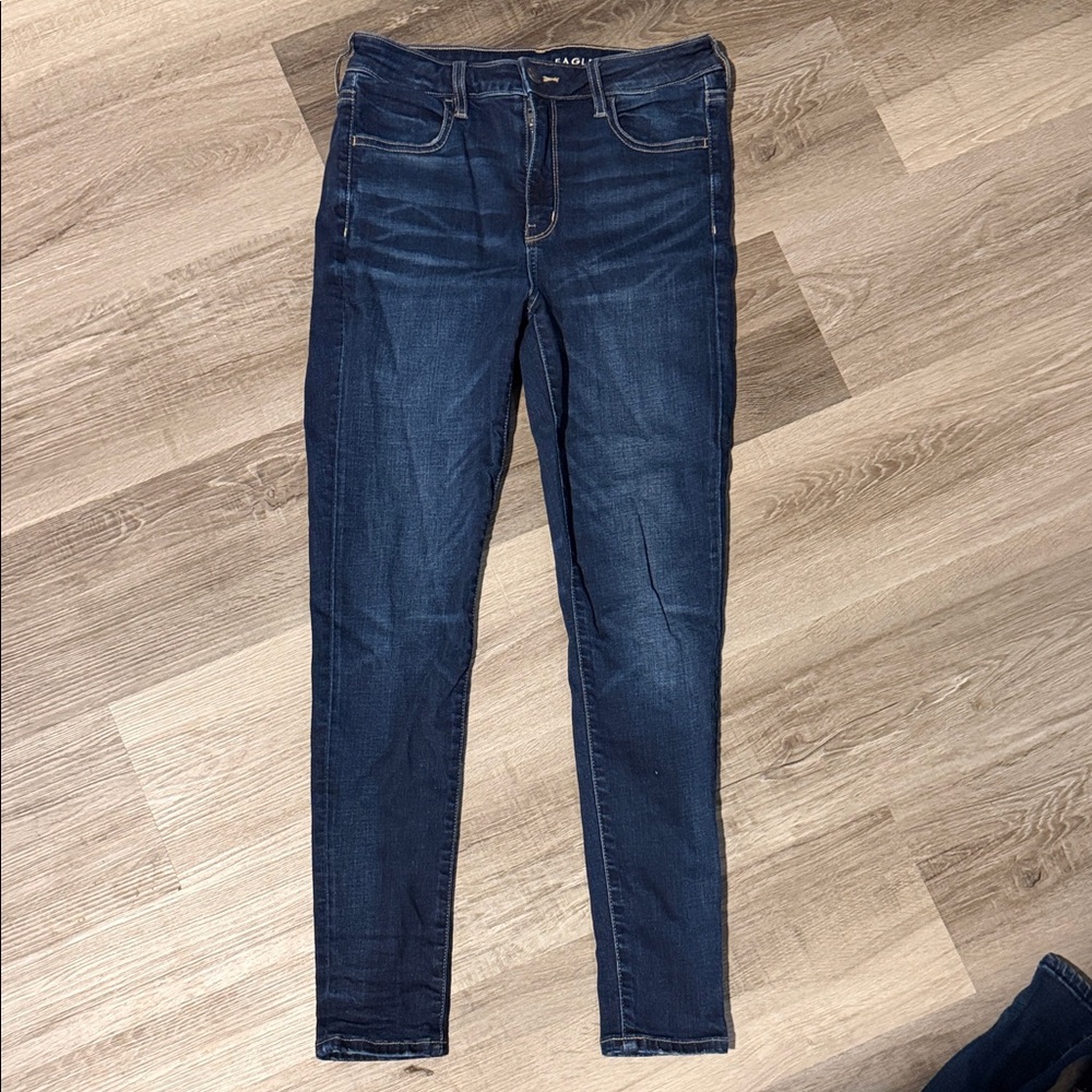 American eagle high rise jeggings super stretch - size 8 short